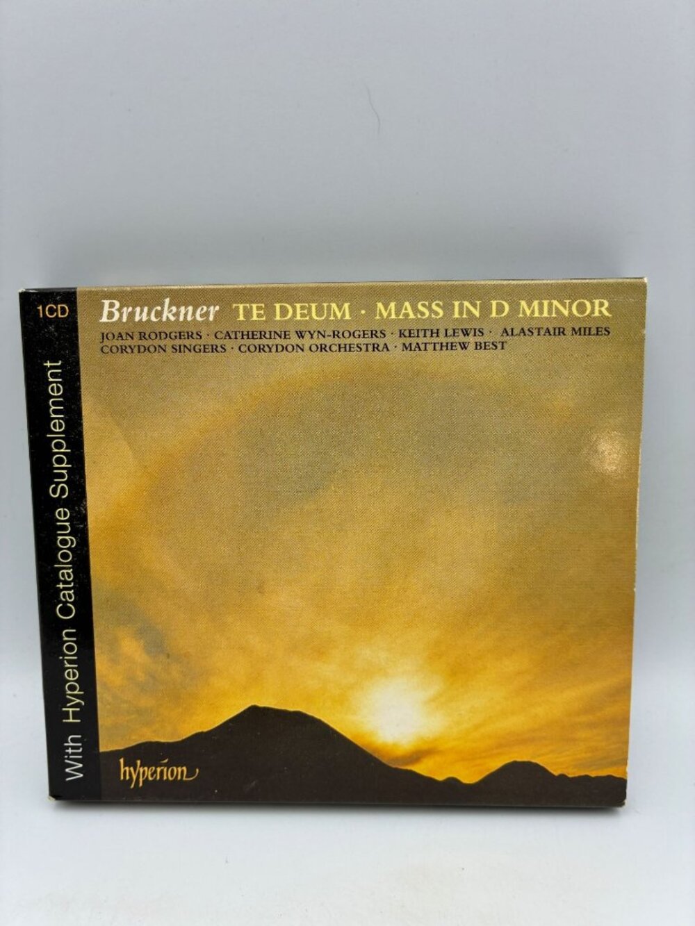 Bruckner Te Deum & Mass In D Minor Joan Rodgers Corydon Orchestra Hyperion CD
